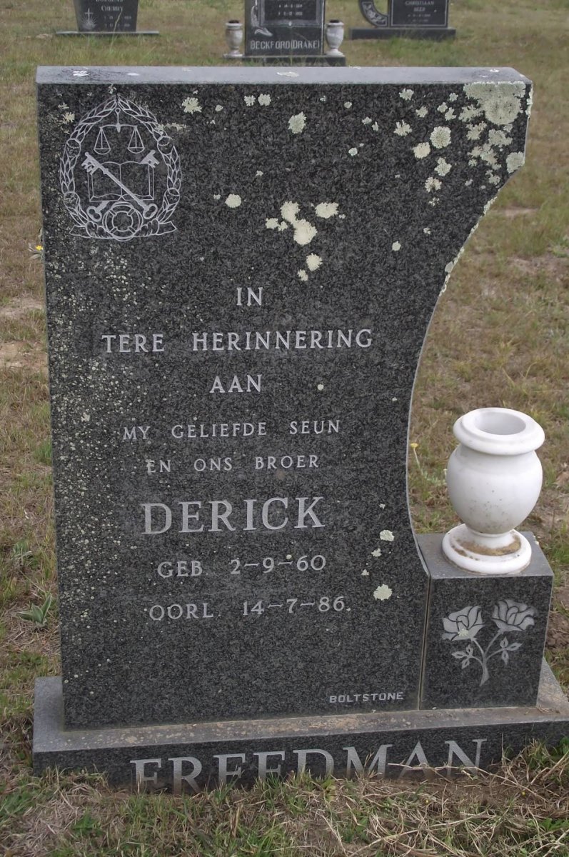 FREEDMAN Derick 1960-1986