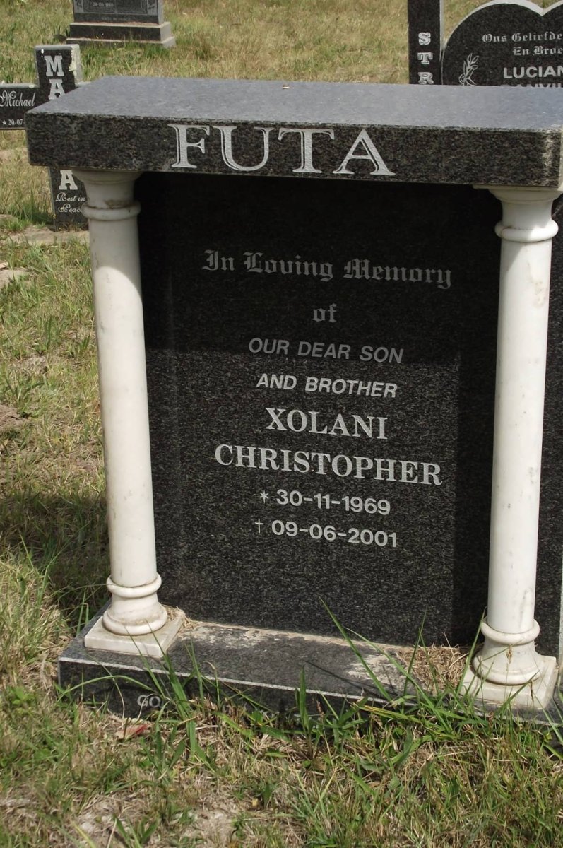 FUTA Xolani Christopher 1969-2001