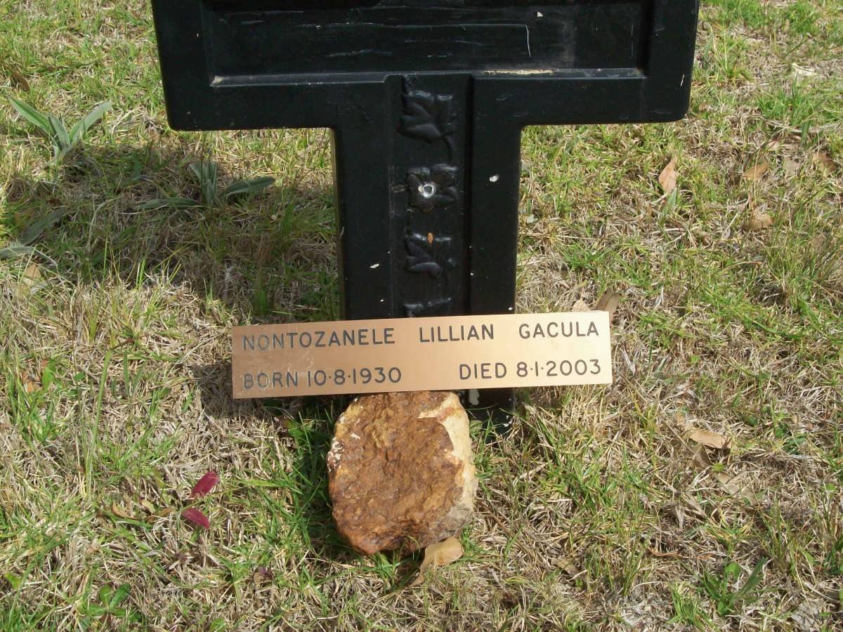 GACULA Nontozanele Lillian 1930-2003