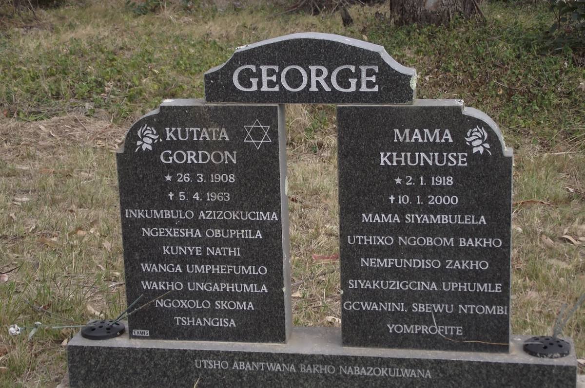 GEORGE Gordon 1908-1963 &amp; Khunuse 1918-2000