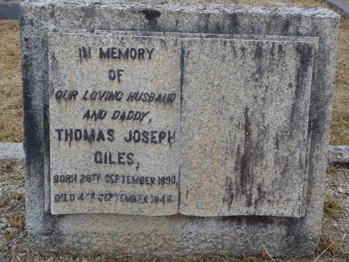 GILES Thomas Joseph 1890-1946