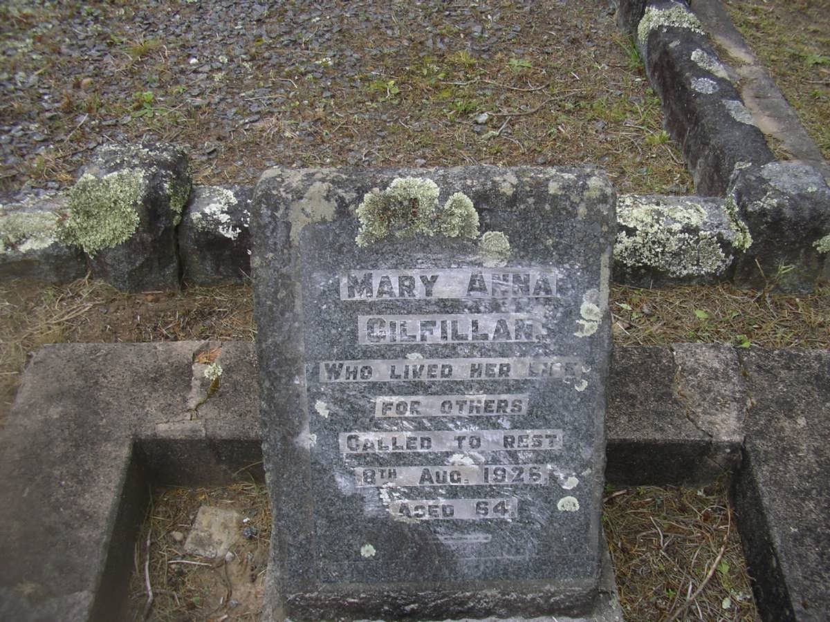 GILFILLAN Mary Anna -1926
