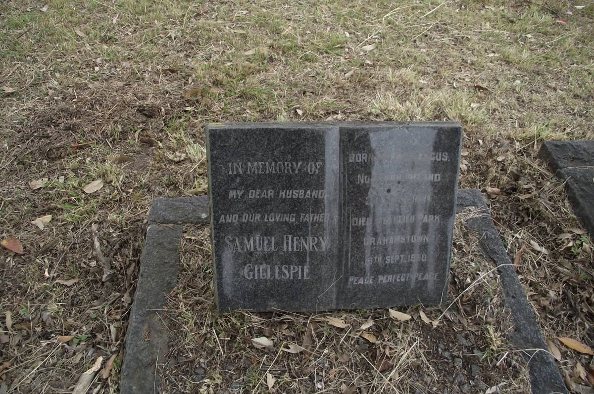GILLESPIE Samuel Henry 18??-19?0