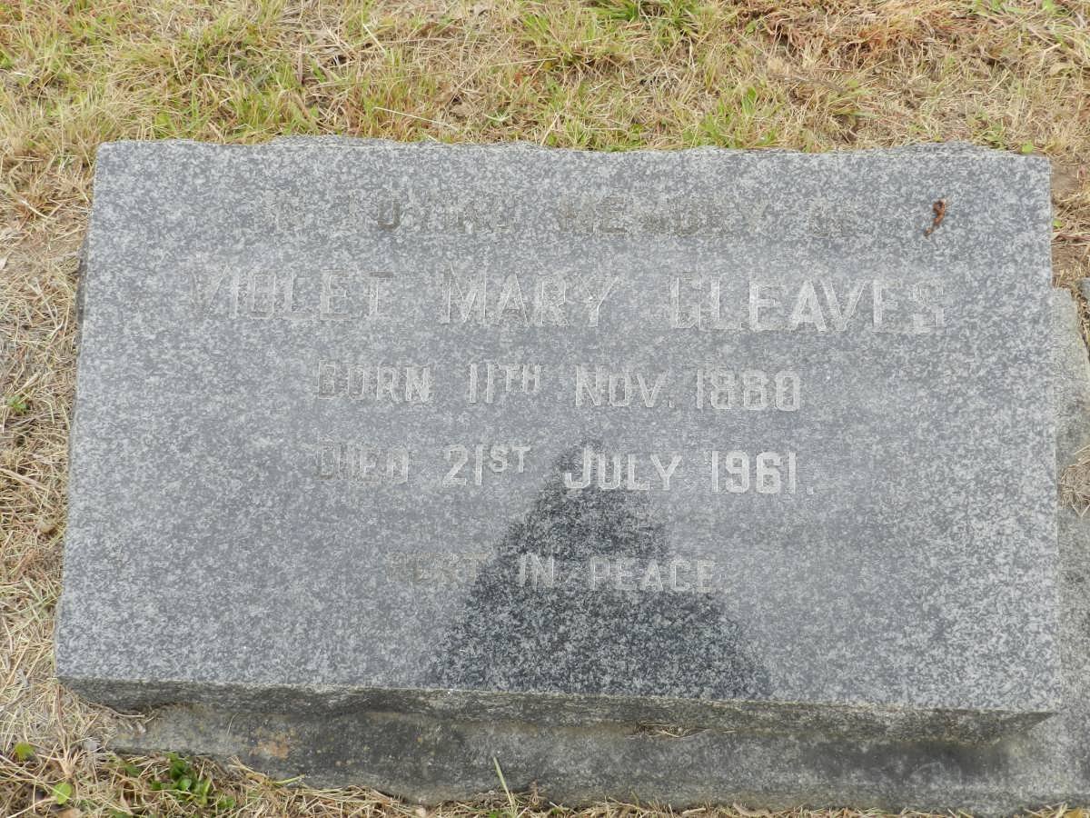GLEAVES Violet Mary 1880-1961