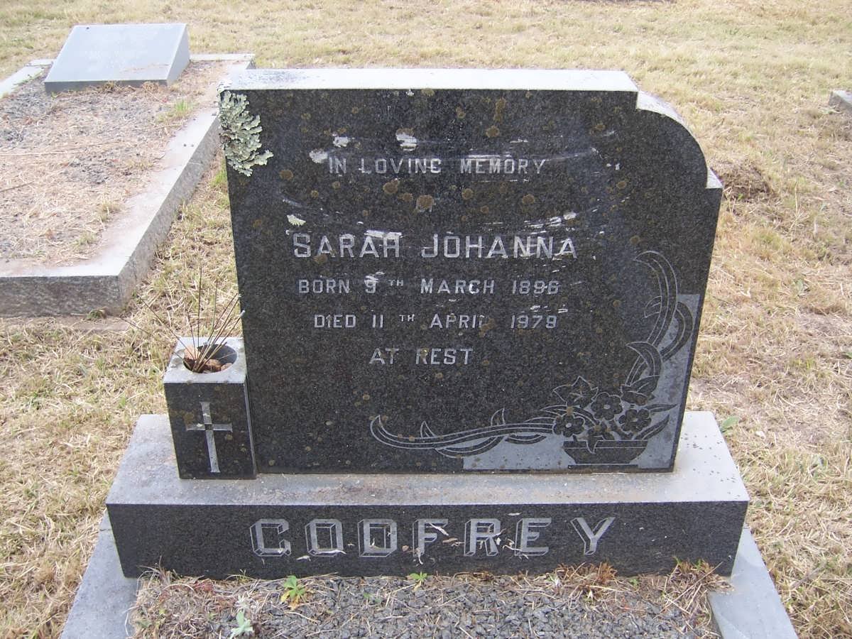 GODFREY Sarah Johanna 1896-1979