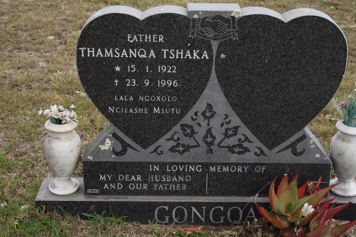 GONGQA Thamsanqa Tshaka 1922-1996