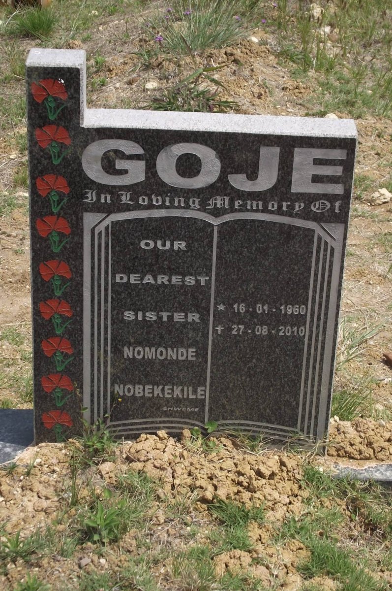 GOJE Nomonde Nobekekile 1960-2010