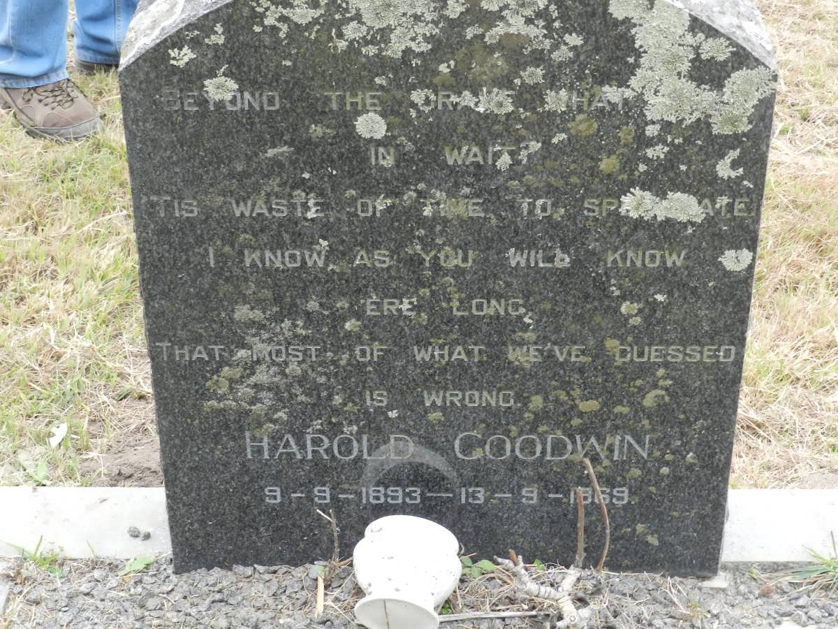 GOODWIN Harold 1893-1969