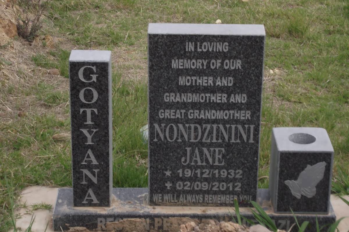GOTYANA Nondzinini Jane 1932-2012