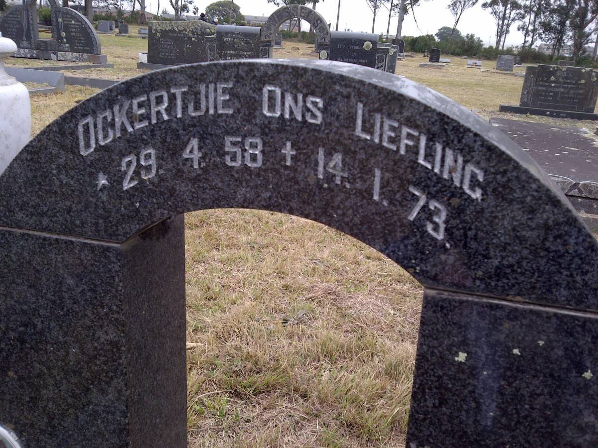GOOSEN Ockertjie 1958-1973