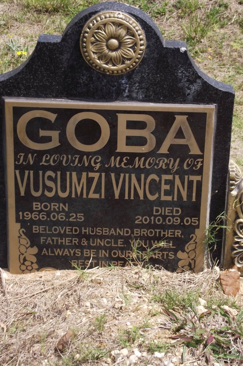 GOBA Vusumzi Vincent 1966-2010