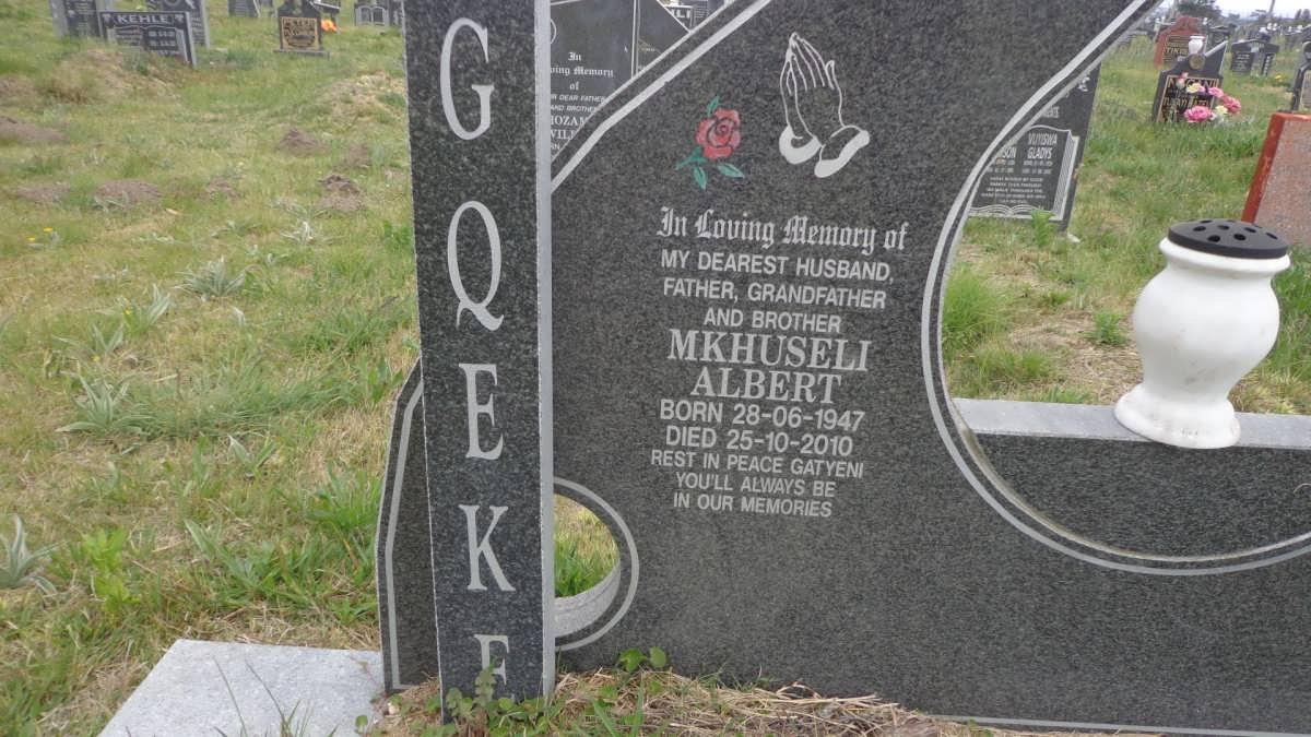 GQEKE Mkhuseli Albert 1947-2010