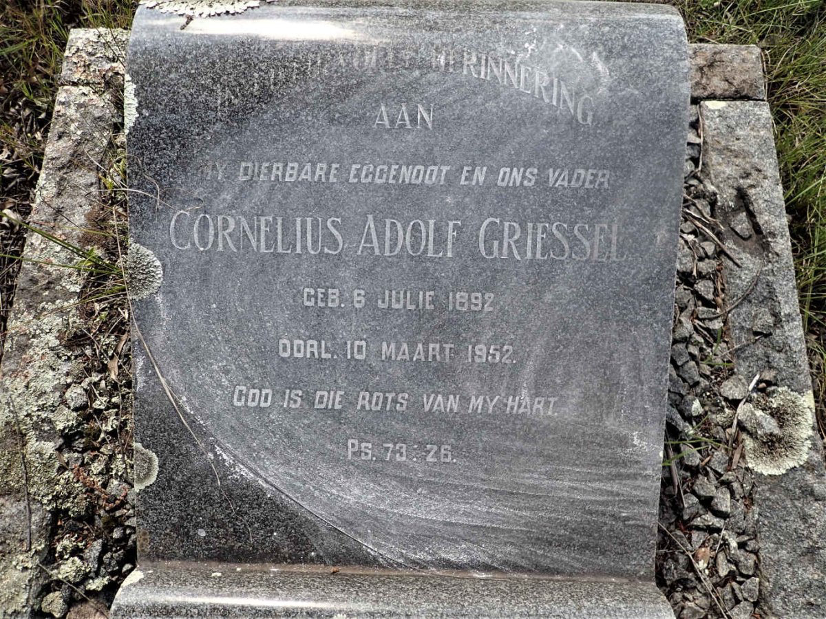 GRIESSEL Cornelius Adolf 1892-1952