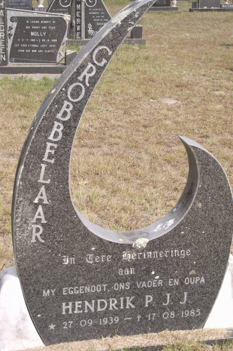 GROBBELAAR Hendrik P.J.J. 1939-1985