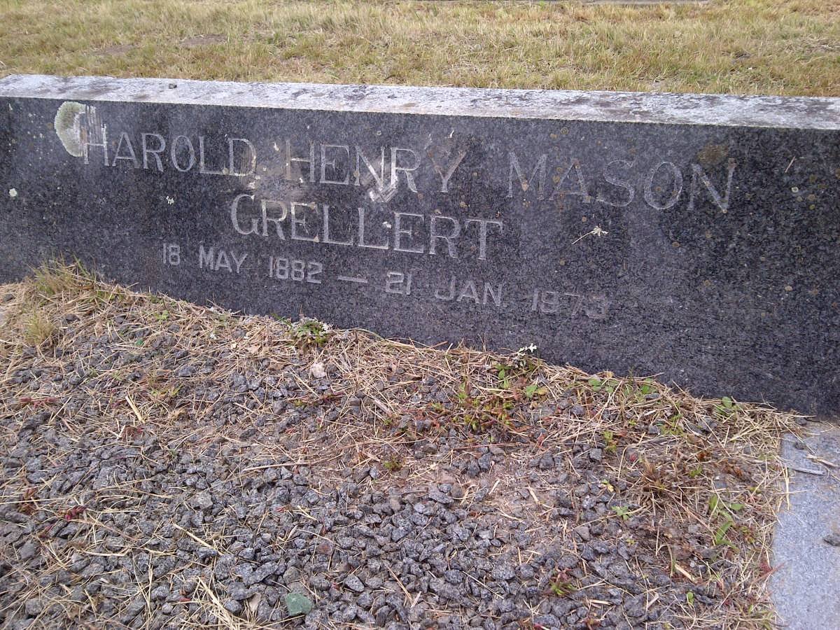 GRELLERT Harold Henry Mason 1882-1973