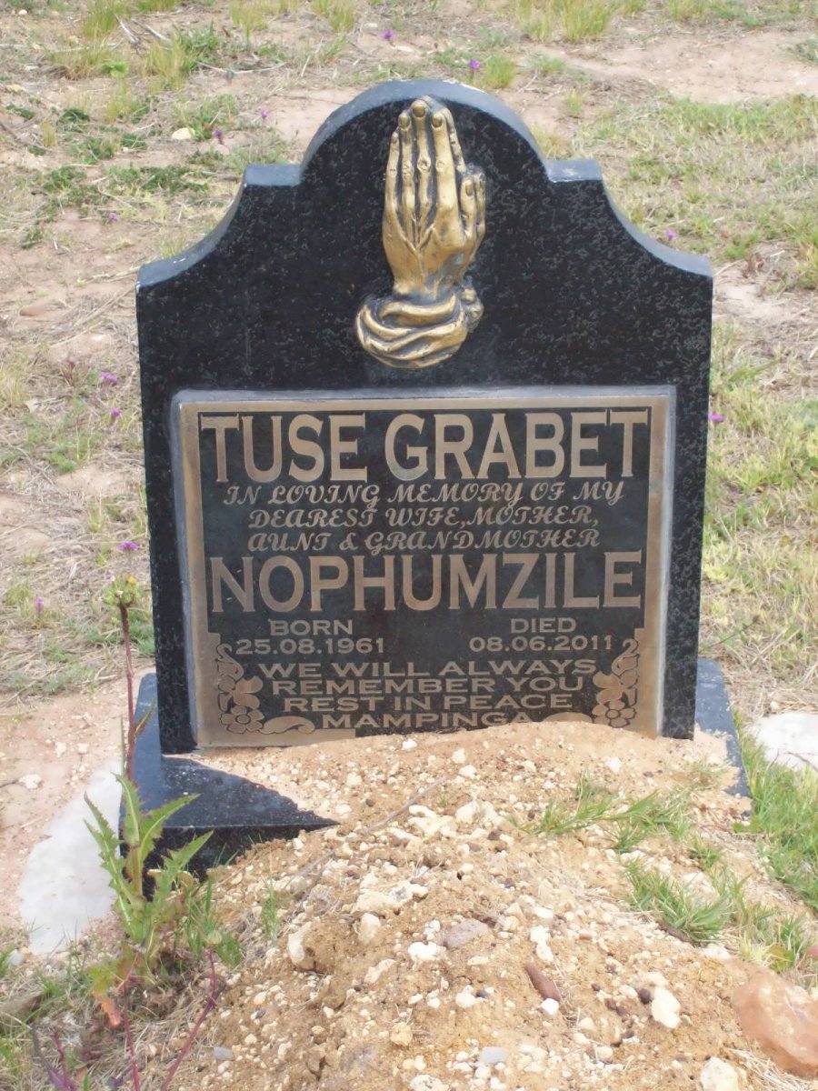GRABET Nophumzile, Tuse 1961-2011