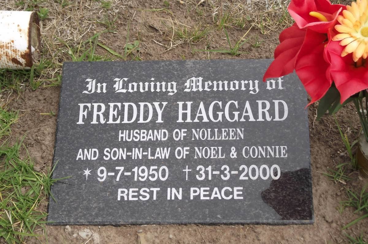 HAGGARD Freddy 1950-2000