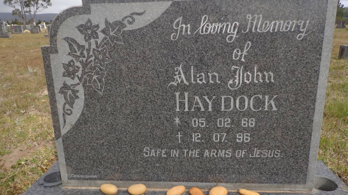 HAYDOCK Alan John 1968-1996