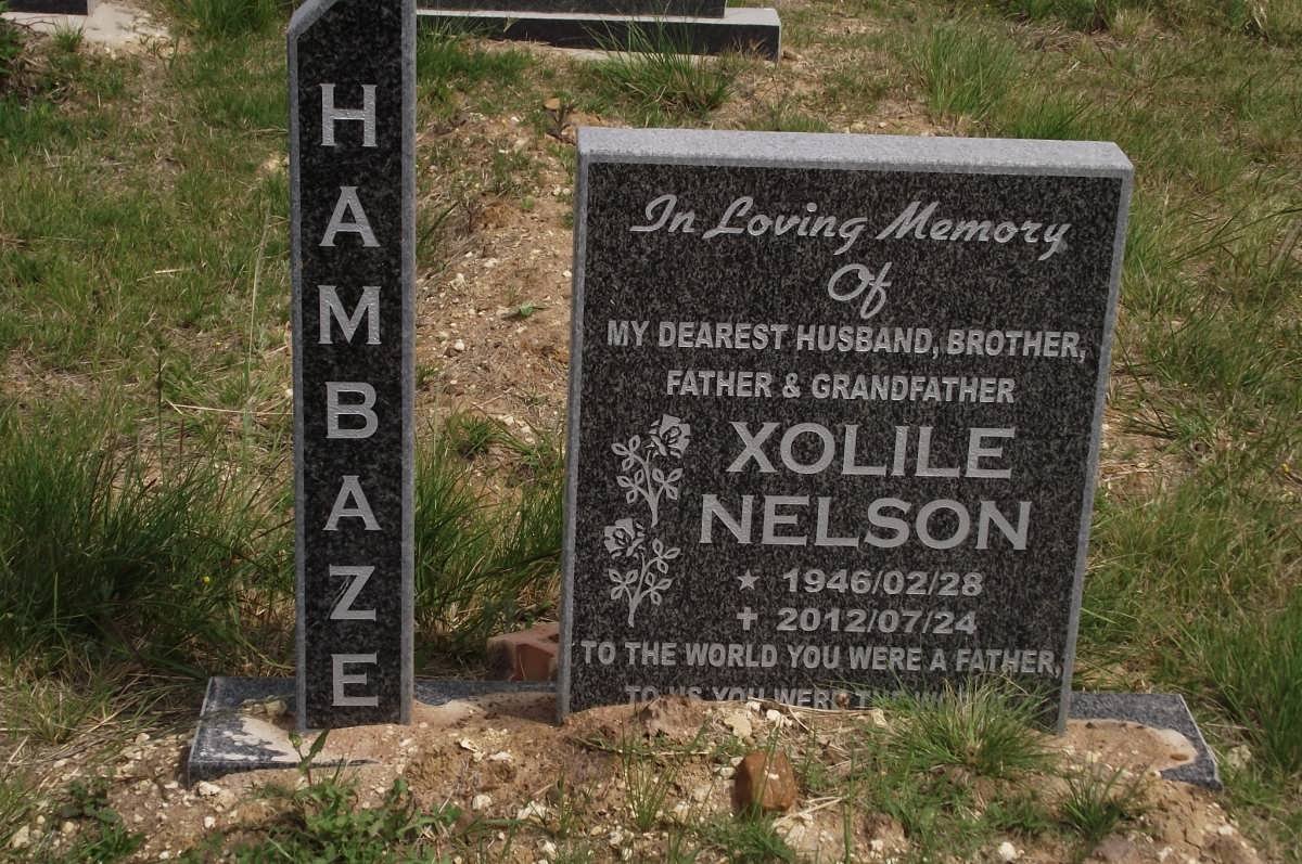 HAMBAZE Xolile Nelson 1946-2012