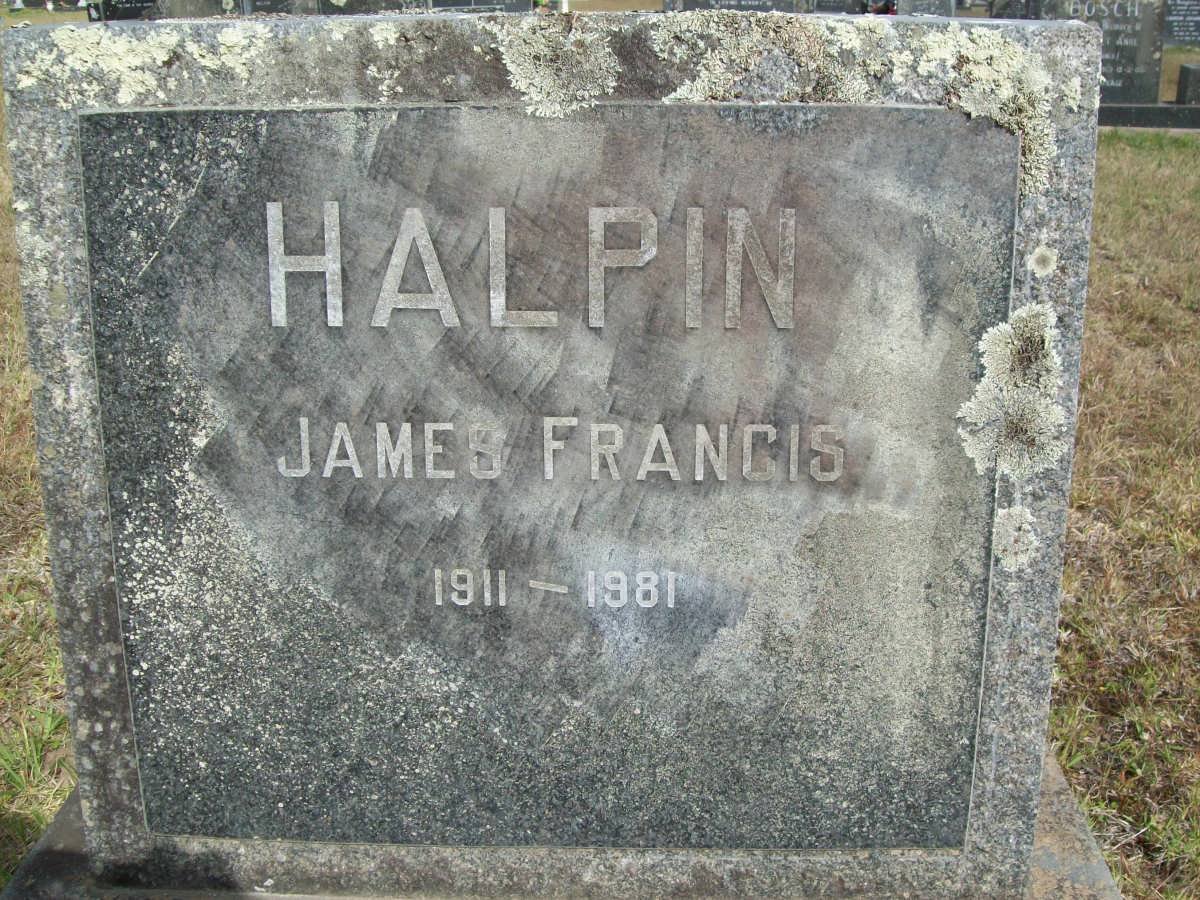 HALPIN James Francis 1911-1981