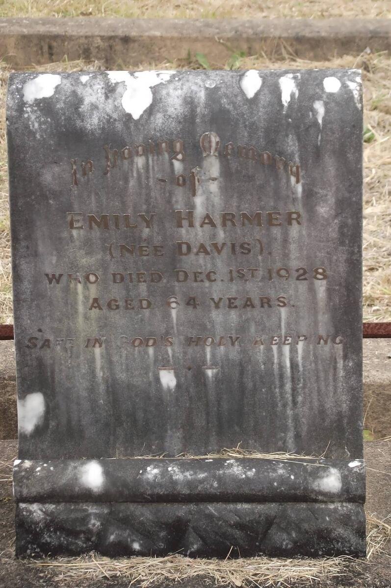 HARMER Emily nee DAVIS -1928