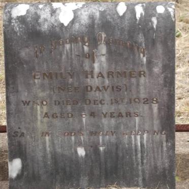HARMER Emily nee DAVIS -1928