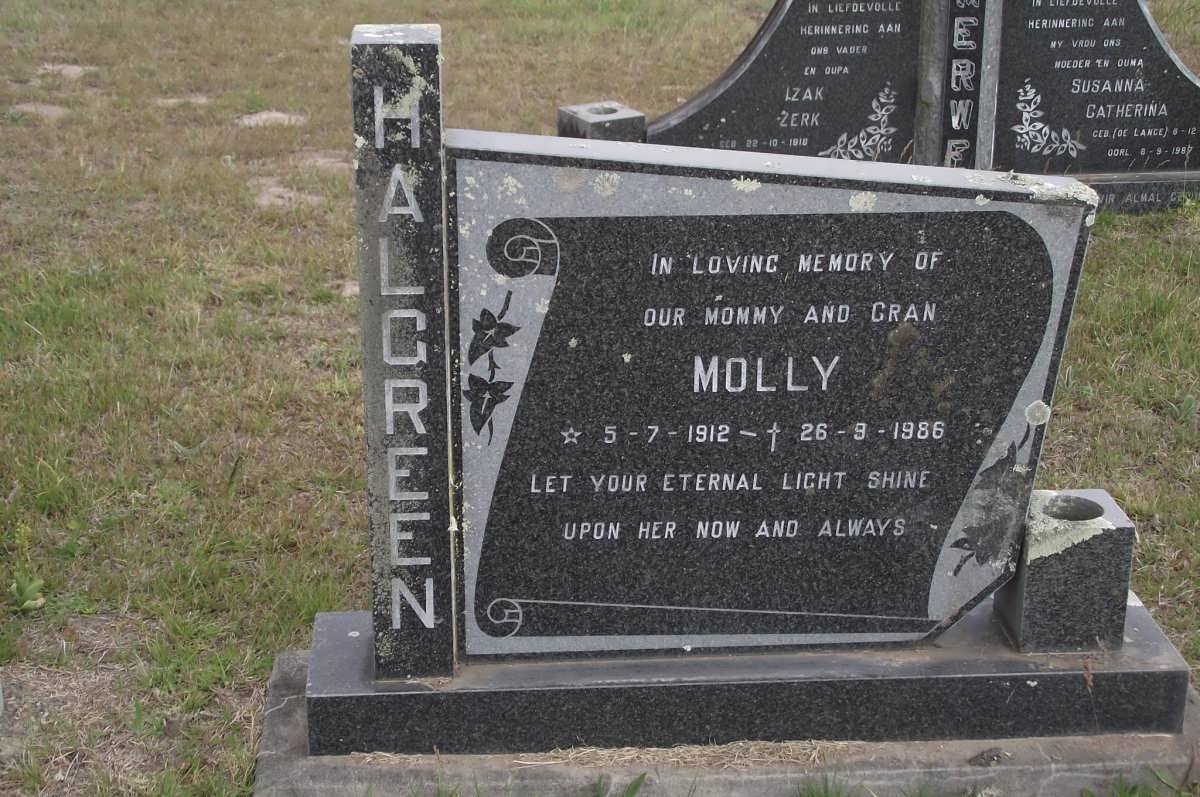 HALGREEN Molly 1912-1986