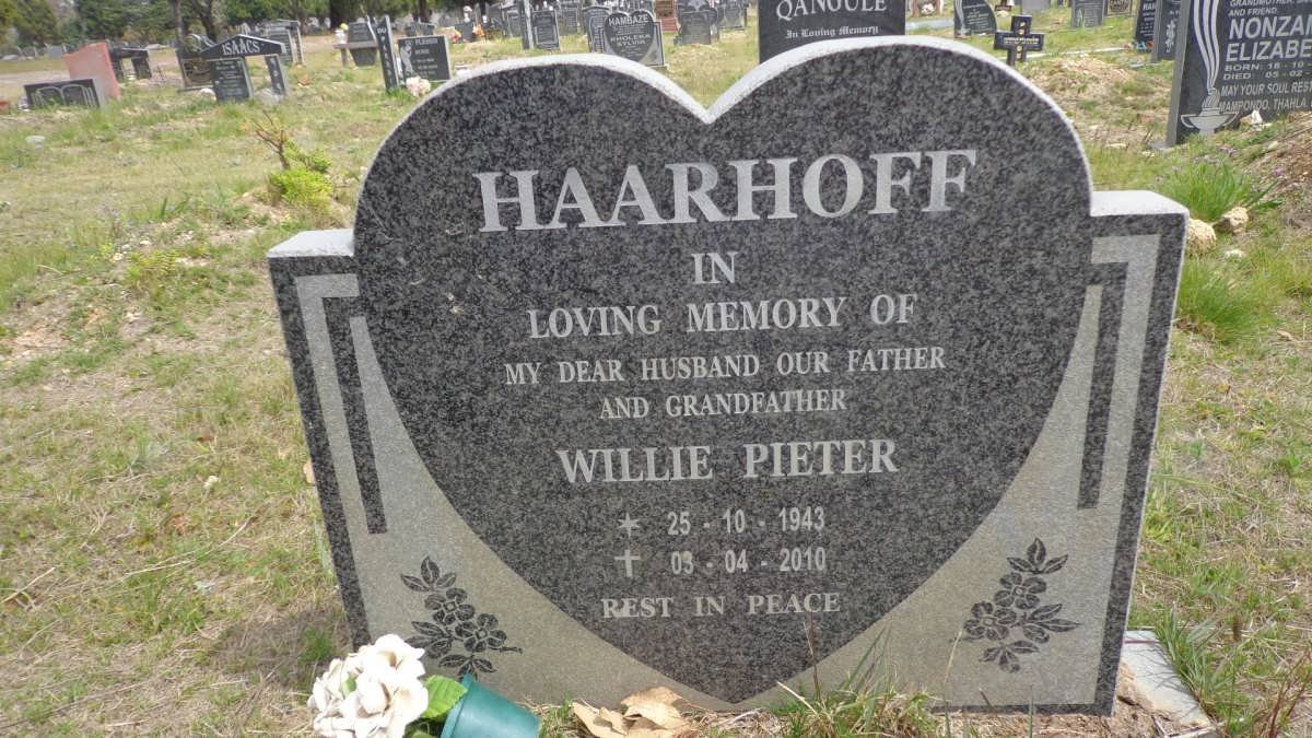 HAARHOFF Willie Pieter 1943-2010
