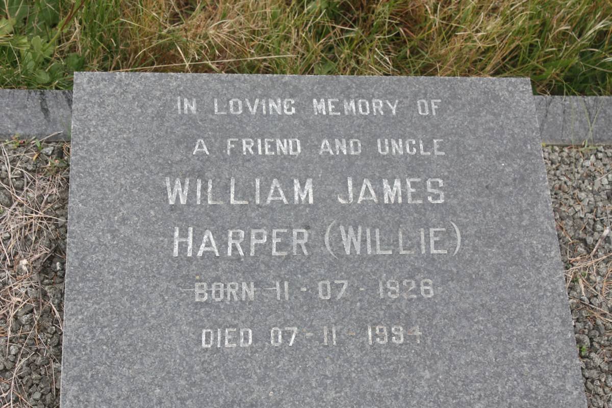 HARPER William James 1928-1994