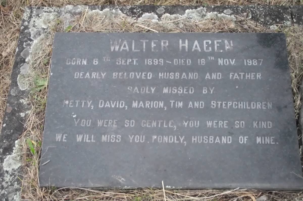 HAGEN Walter 1899-1987