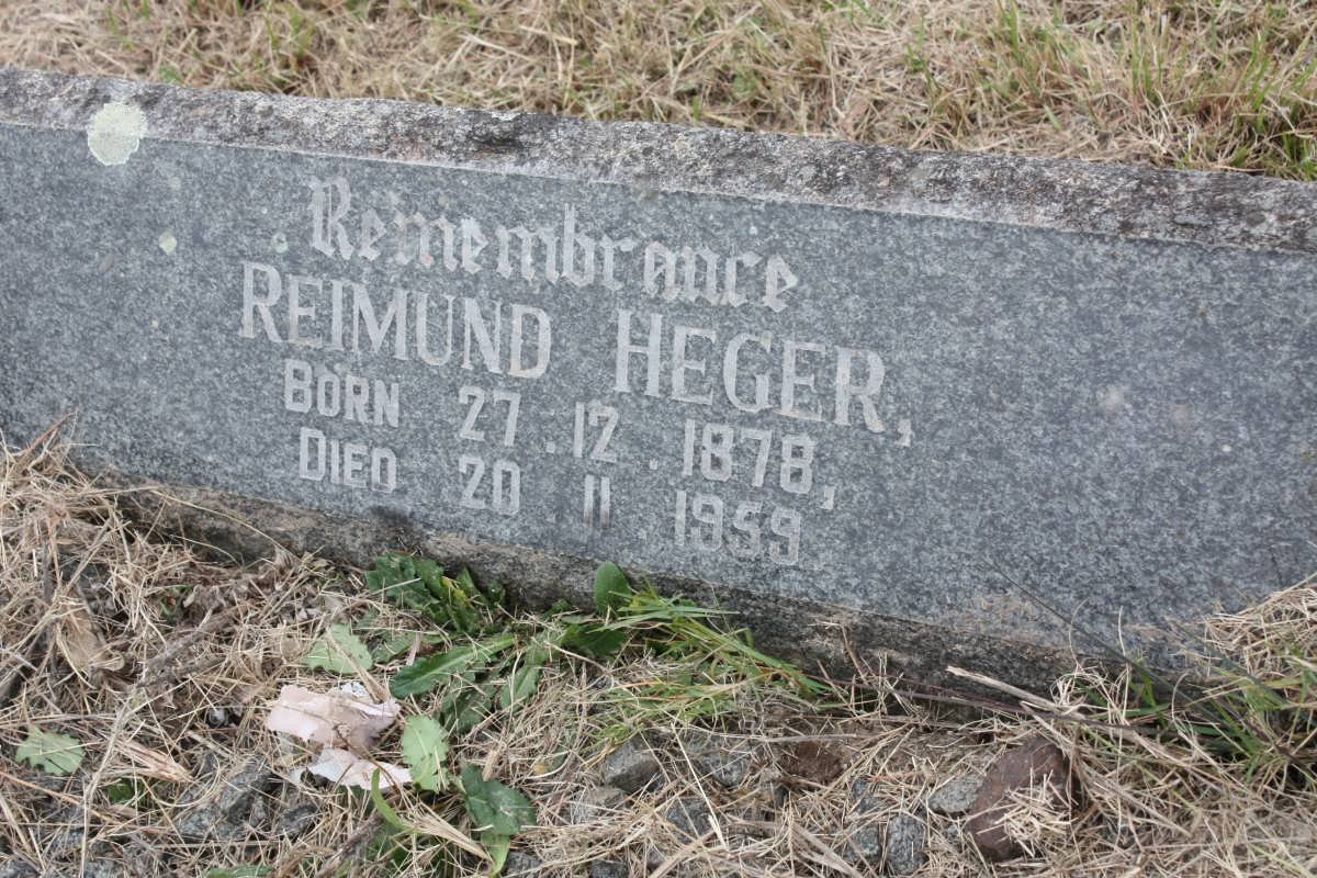 HEGER Reimund 1878-1959