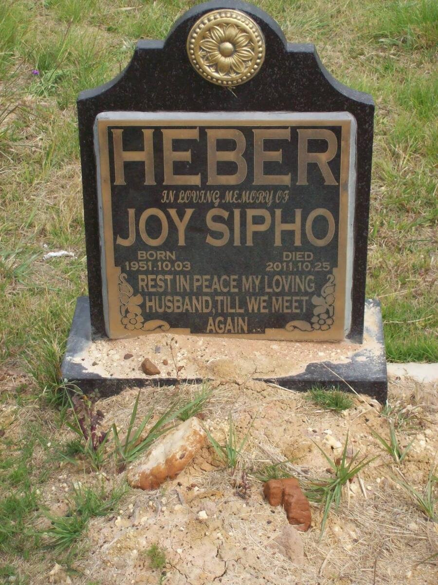HEBER Joy Sipho 1951-2011