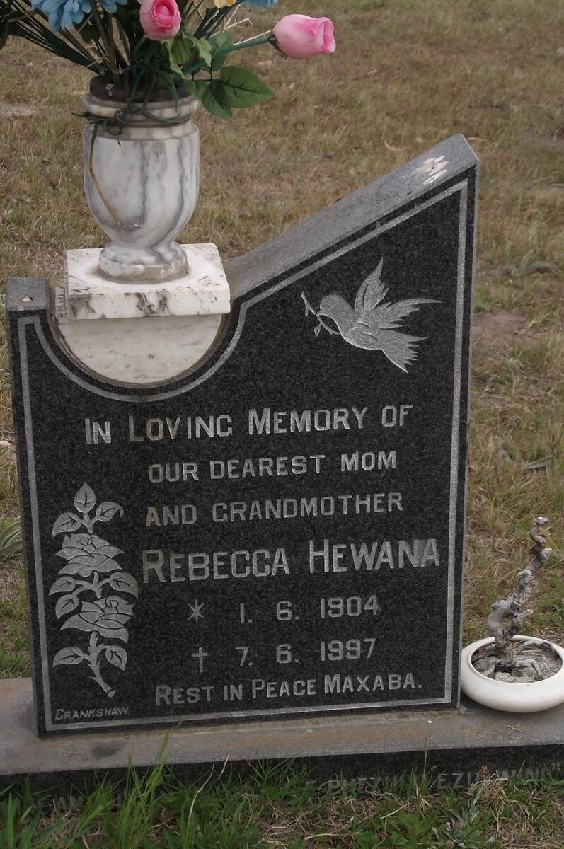 HEWANA Rebecca 1904-1997