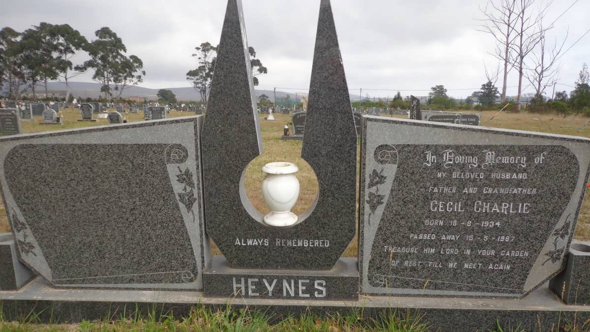 HEYNES Cecil Charlie 1934-1987