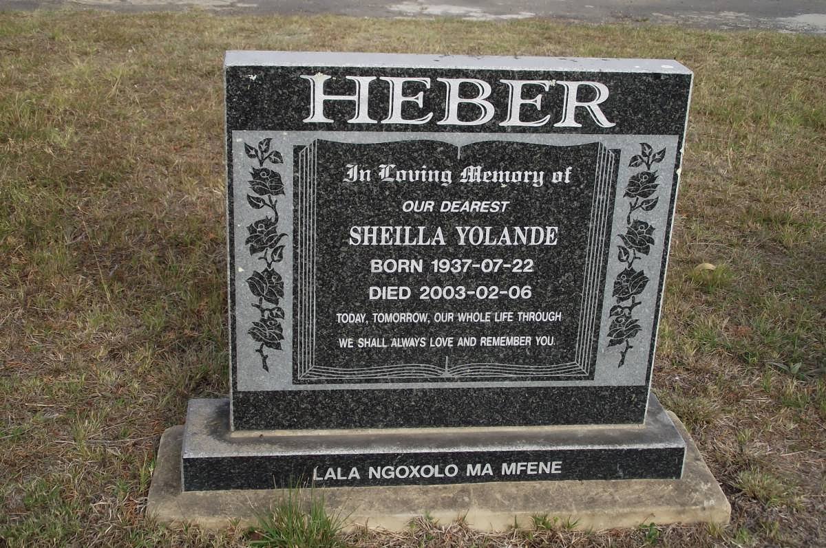 HEBER Sheilla Yolande 1937-2003