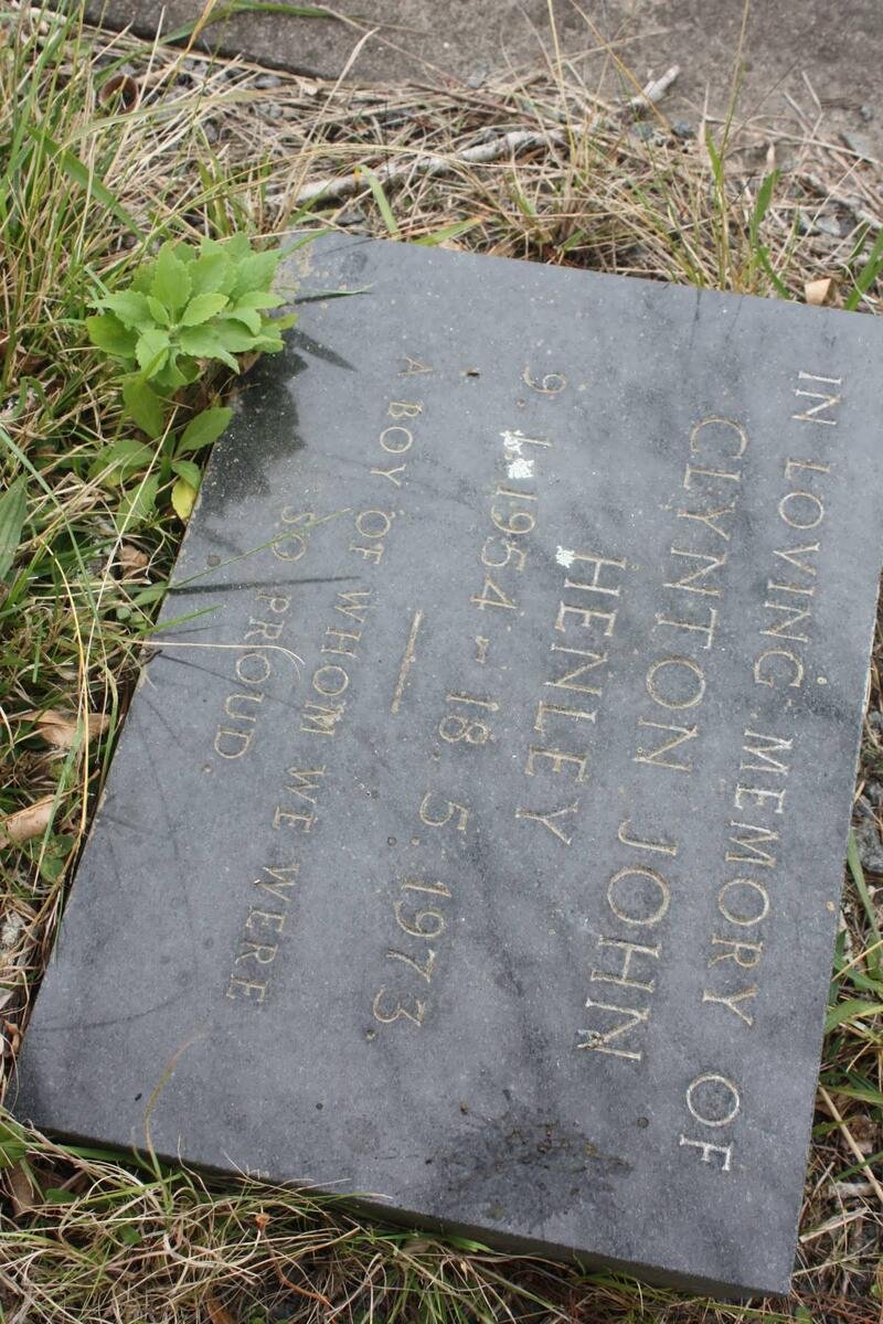 HENLEY Clynton John 1954-1973
