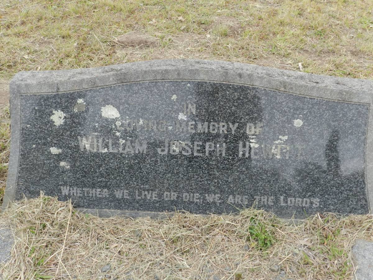 HEWITT William Joseph