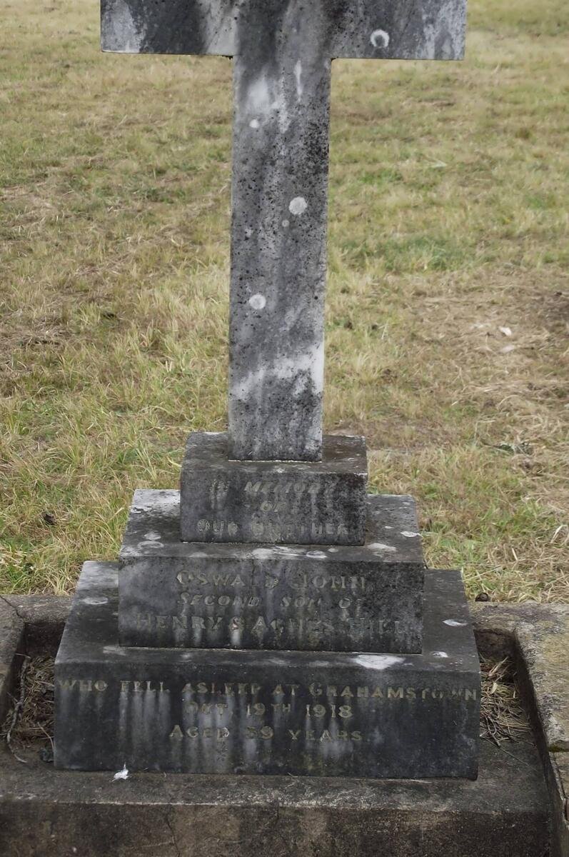 HILL Oswald John -1918