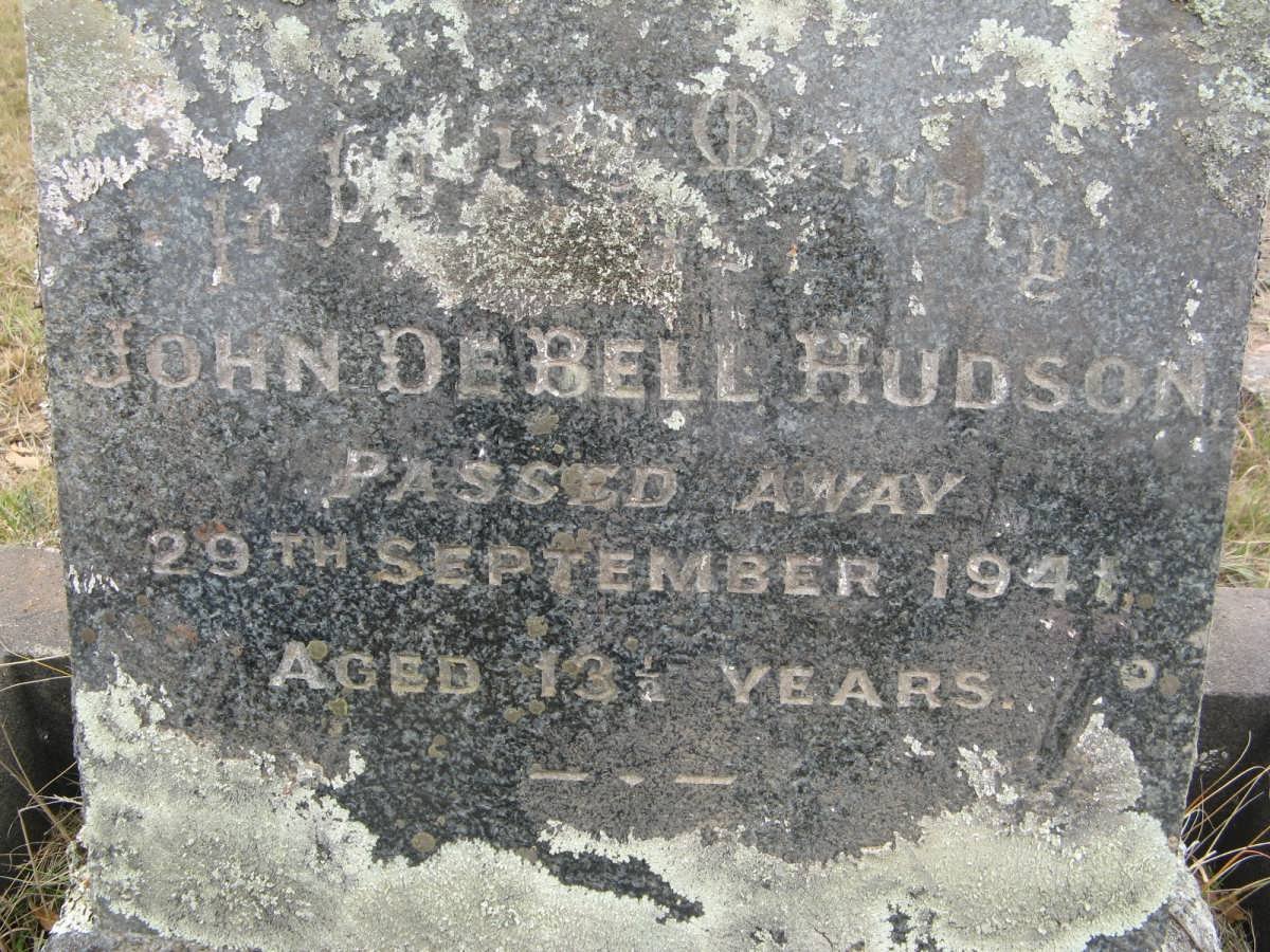 HUDSON John De Bell -1941