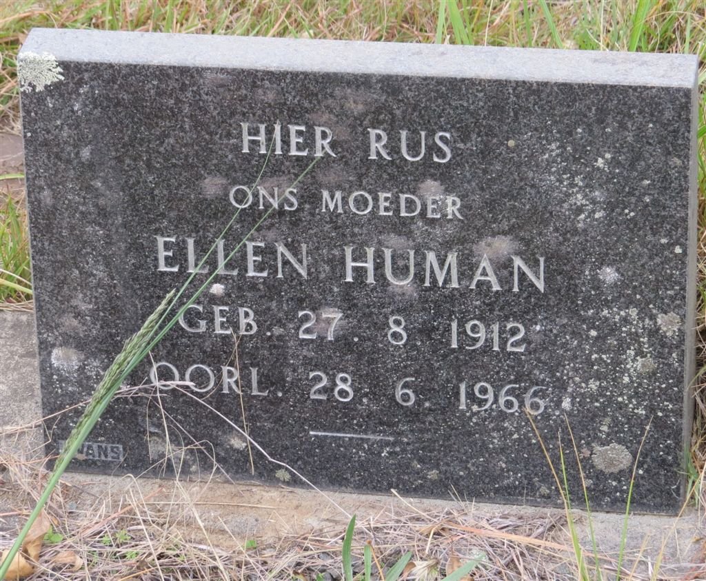 HUMAN Ellen 1912-1966