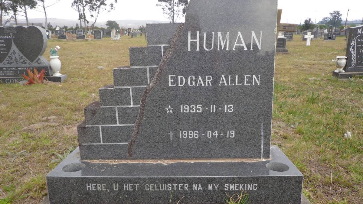 HUMAN Edgar Allen 1935-1996