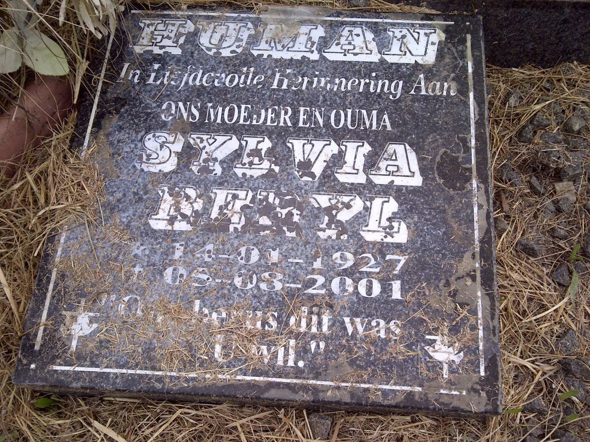 HUMAN Sylvia Beryl 1927-2001