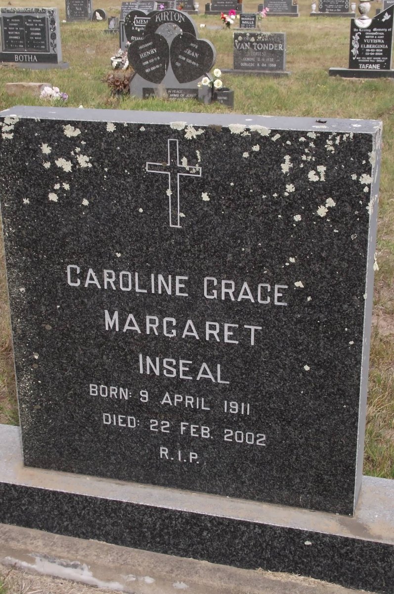 INSEAL Caroline Grace Margaret 1911-2002