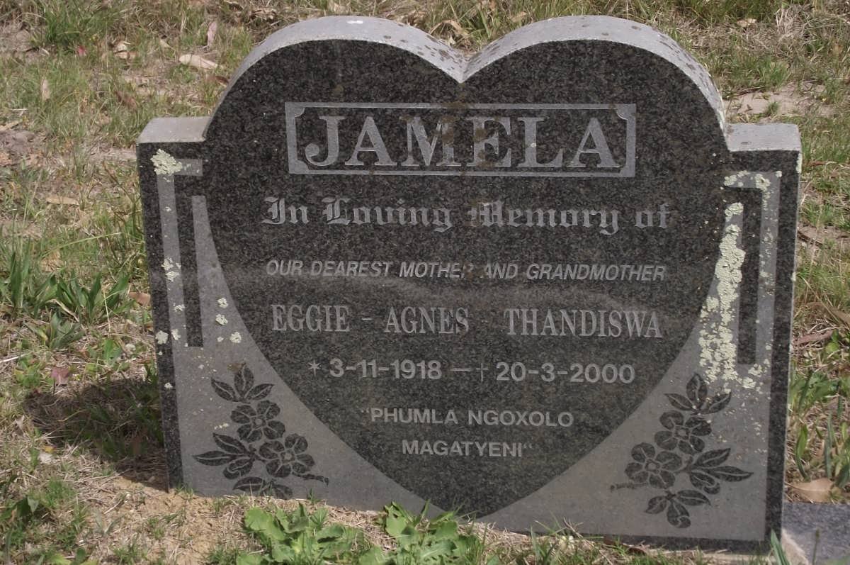JAMELA Eggie Agnes Thandiswa 1918-2000