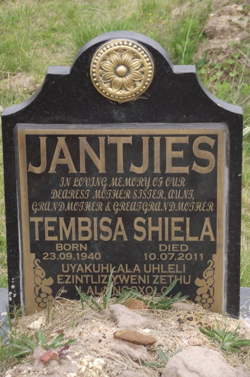 JANTJIES Tembisa Shiela 1940-2011