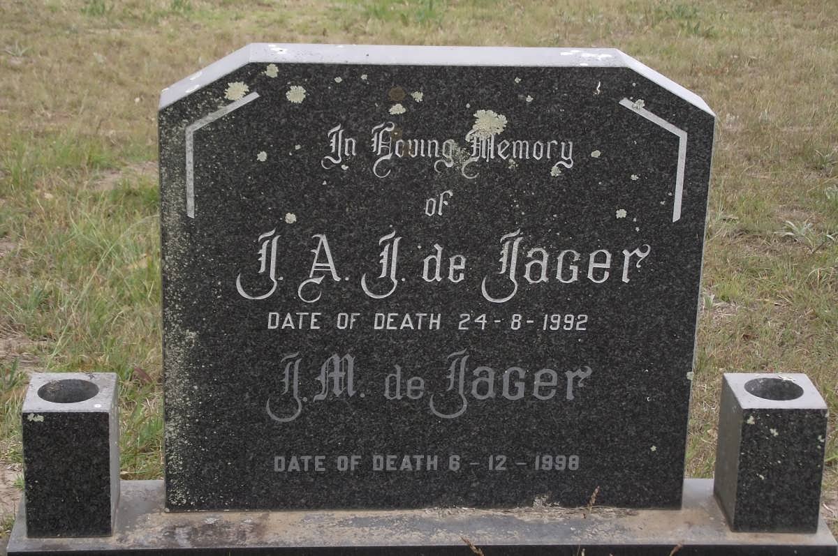 JAGER J.A.J., de -1992 &amp; J.J. -1998