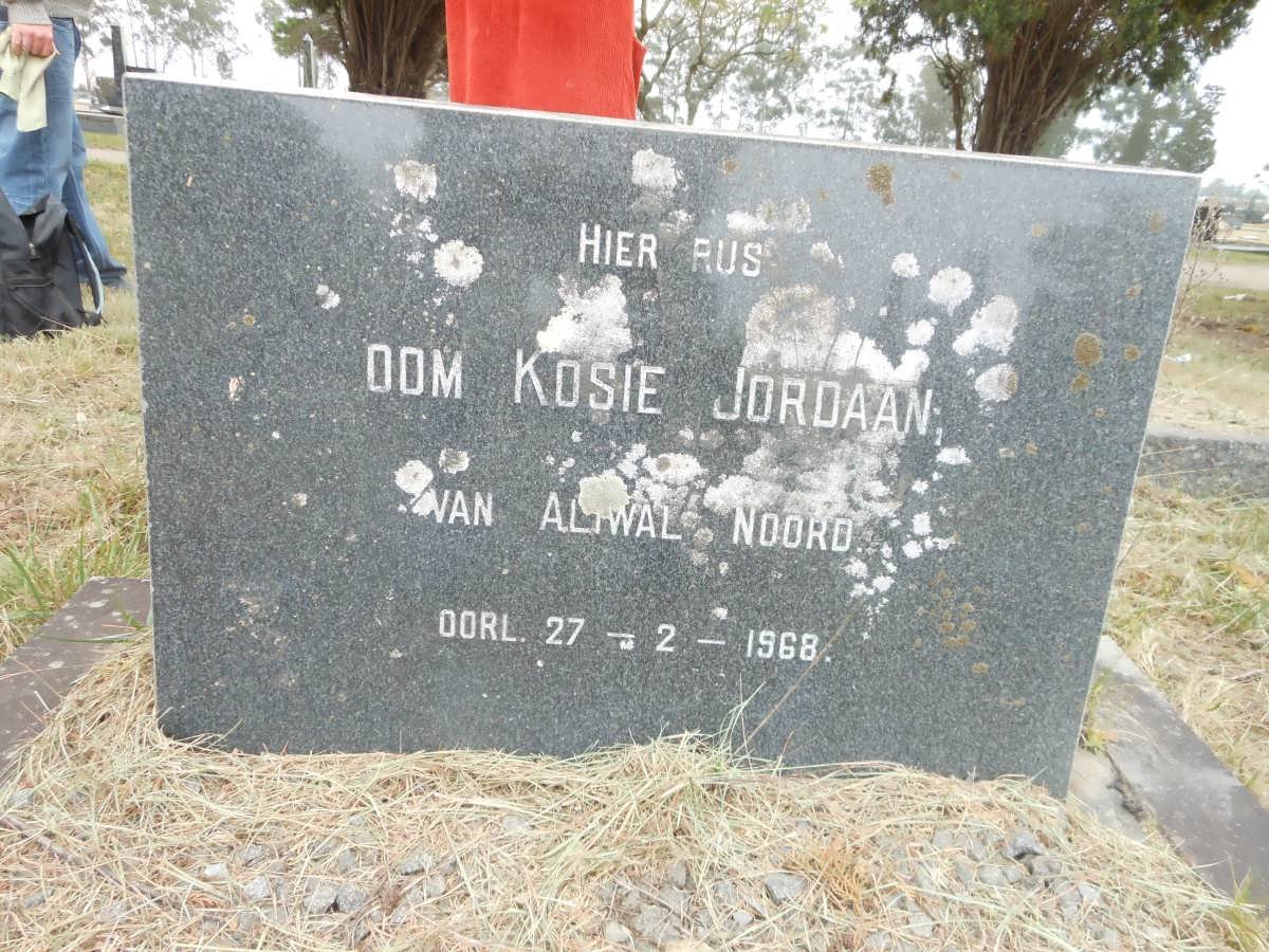 JORDAAN Kosie -1968