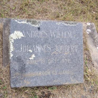 JOUBERT Andries Willem Johannes -1952 