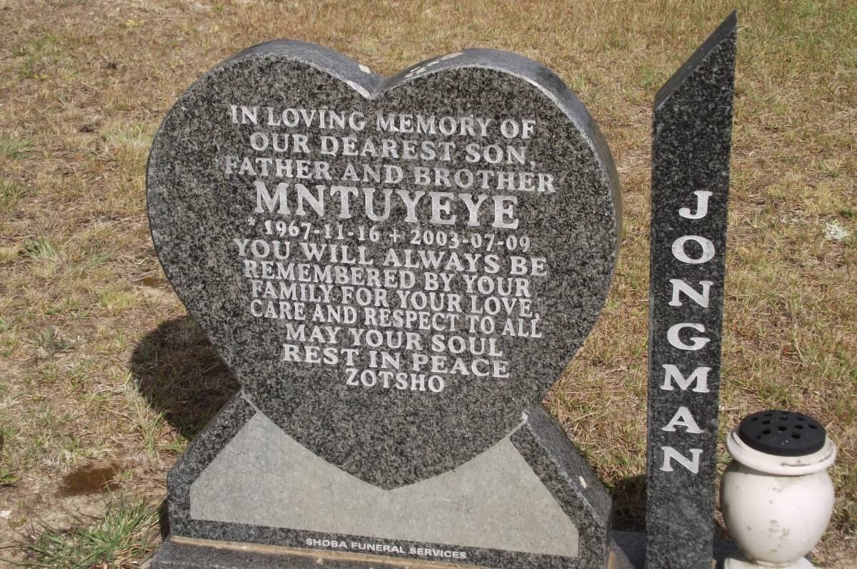 JONGMAN Mntuyeye 1967-2003