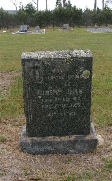 JOMINI Giuseppe 1912-1958